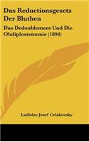 Das Reductionsgesetz Der Bluthen