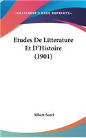 Etudes de Litterature Et D'Histoire (1901)