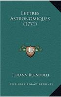 Lettres Astronomiques (1771)