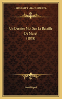 Un Dernier Mot Sur La Bataille De Muret (1878)