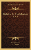 Ein Beitrag Zur Ornis Sudarabiens (1902)