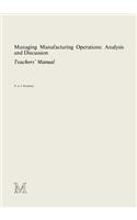 Managing Manufacturing Operations: Analysis and Discussion
