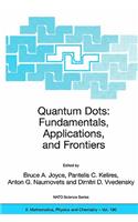 Quantum Dots: Fundamentals, Applications, and Frontiers