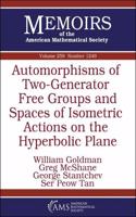 Automorphisms of Two-Generator Free Groups and Spaces of Isometric Actions on the Hyperbolic Plane