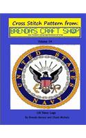 US Navy Logo - Cross Stitch Pattern from Brenda's Craft Shop
