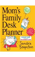 Mom's Family Desk Planner Calendar 2019