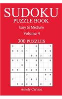 300 Easy to Medium Sudoku Puzzle Book