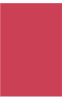 Journal Brick Red Color Simple Plain Red