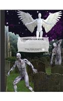 Zombie Apocalypse Composition Notebook, 4x4 Quad Rule Graph Paper: 100 Sheets / 200 Pages, 9-3/4" X 7-1/2"
