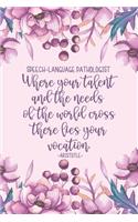Where Your Talent And The Needs Of The World Cross, There Lies Your Vocation