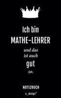 Notizbuch für Mathe-Lehrer