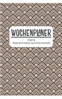 Wochenplaner meine Ziele.Kontakte.Termine.Notizen: 52 +1 Wochenkalender I Undatiert I DIN A5 I 120 Seiten I Notizbuch I Journal I Adressen I Kontakte I Kalender I Jahreskalender