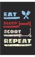 Escooter Notebook: Diary Journal 6x9 inches with 120 Lined Pages