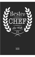 Bester Chef der Welt Kalender 2020