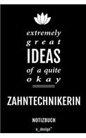 Notizbuch für Zahntechniker / Zahntechnikerin: Originelle Geschenk-Idee [120 Seiten liniertes blanko Papier]
