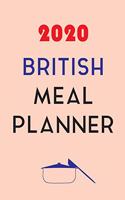 2020 British Meal Planner