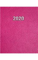 2020: Large 8"x 10" Daily and Monthly Agenda Planner and Organizer - 1-Page-a-Day to Plan, Organize and Be Productive V46