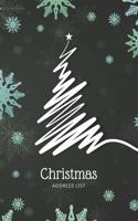 Christmas Address list: 10 Year Christmas Card Record Book and Tracker - Address Keeper with Alphabetical A-Z - Send and Receive Greeting Cards Organizer - Holiday Card Add