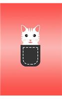 Cat in the Pocket: Beautiful Journal for Cat Lovers and Cat Owners.