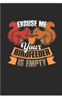Squirrel Journal: Excuse Me Your Birdfeeder Is Empty