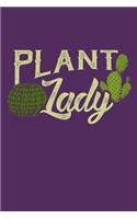 Plant Lady: Lined Journal Notebook for Writing Gardening Ideas. Great for Notetaking and Composition