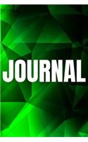 Polygonal Abstract Geometric Background Lined Writing Journal Vol. 32