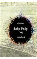 Journal Baby Daily Log Notebook