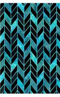 Bullet Journal Notebook Abstract Feather Pattern 1