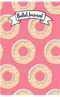 Bullet Journal: Cute Sweet Pink Donut : Notebook, Bullet Journal Dotted Grid, 100 Pages (5.5 X 8.5)