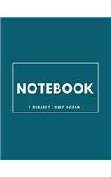 Notebook 1 Subject
