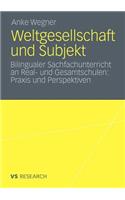 Weltgesellschaft Und Subjekt