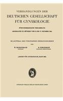 Verhandlungen Der Deutschen Gesellschaft Für Gynäkologie