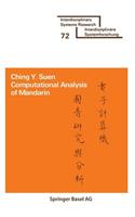 Computational Analysis of Mandarin