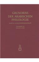 Grundriss Der Arabischen Philologie