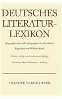Deutsches Literatur-Lexikon, Band 14, Salzmesser - Schilling