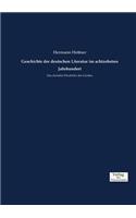 Geschichte der deutschen Literatur im achtzehnten Jahrhundert