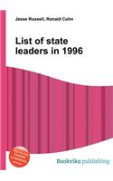 List of State Leaders in 1996