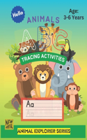 Trace and Learn alphabet: Alphabet Tracing Fun with Animals
