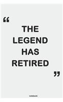 The Legend Has Retired