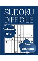 Sudoku Difficile (Volume 3): 100 Sudoku Difficile Pour Adultes, Gros Caractères, Sudoku 9x9 Niveau Difficile - Diabolique