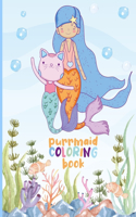 Purrmaid coloring book