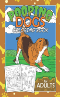 Pooping Dogs Coloring Book For Adults