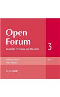 Open Forum 3 Audio CD