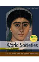 Loose Leaf Version of a History of World Societies, Volume 1