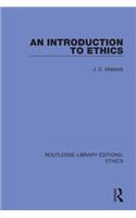 An Introduction to Ethics