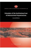 Principles of the Institutional Law of International Organizations
