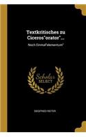 Textkritisches zu Ciceros