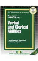 Verbal and Clerical Abilities: Passbooks Study Guide