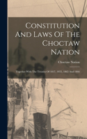 Constitution And Laws Of The Choctaw Nation