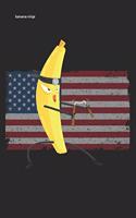 banana ninja: US flag 4th of july celebration Lined Notebook / Diary / Journal To Write In 6x9 for Independence Day or 4th of July